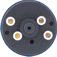 Mytronic Turbine hose 4-hole with light 3