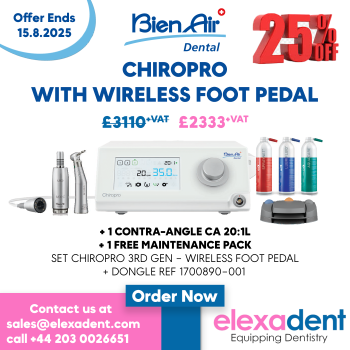 Bien-Air Chiropro – Wireless Foot Pedal Set (25% OFF Promo) - Image 1