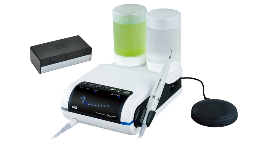 NSK Varios 970LUX Optic Stand-alone Ultrasonic Device with Twin Bottles Model: VARIOS 970LUX NSK Varios 970LUX Optic Stand-alone Ultrasonic Device with Twin Bottles Model: VARIOS 970LUX
