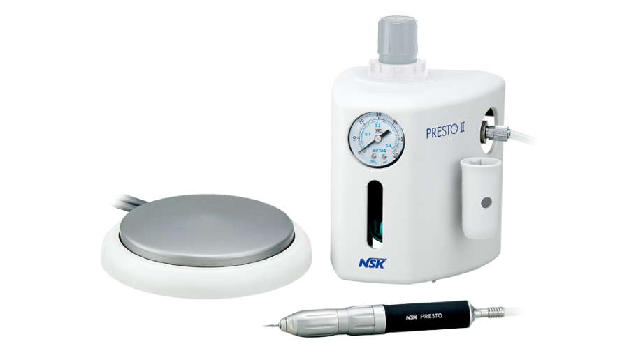 NSK Presto II Lubrication Free Air Turbine Handpiece with Control Unit Model: Presto II Complete Pack