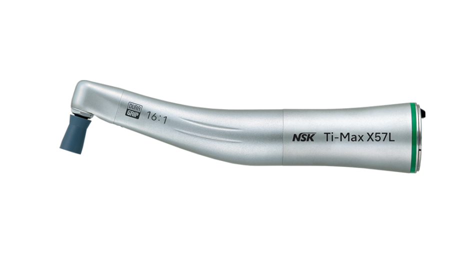 NSK Ti-Max X57L 16:1 Reduction Prophy CA for Screw-in Cups/Brushes Optic Single Spray Model: X57L