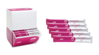NSK FLASHpearl supragingival calcium carbonate-based powder 100x15g sachets (for ProphyMate & VCP Prophy chamber). Model: FLASHpearl – Sachets