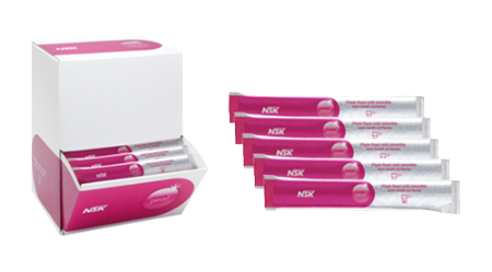 NSK FLASHpearl supragingival calcium carbonate-based powder 100x15g sachets (for ProphyMate & VCP Prophy chamber). Model: FLASHpearl – Sachets