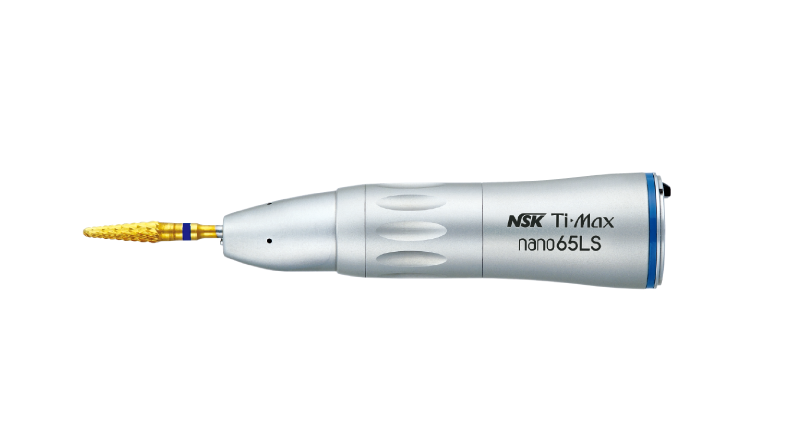 NSK Ti-Max nano65LS 1:1 Straight Handpiece Optic Single Spray Model: nano65LS