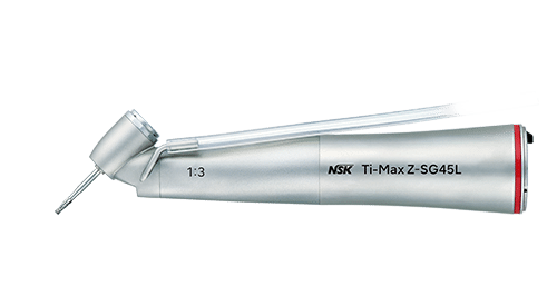 NSK Ti-Max Z-SG45L 1:3 Speed Increasing Surgical CA 45° Head Optic External Irrigation 3YW Model: Ti-Max Z-SG45L NSK Ti-Max Z-SG45L 1:3 Speed Increasing Surgical CA 45° Head Optic External Irrigation 3YW Model: Ti-Max Z-SG45L